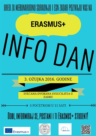 Erasmus+ INFO dan 3. ožujka 2016.